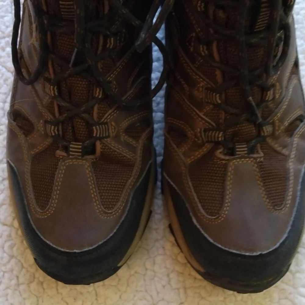 Eddie Bauer Brown Fairmont Hiking Boots 10.5 M